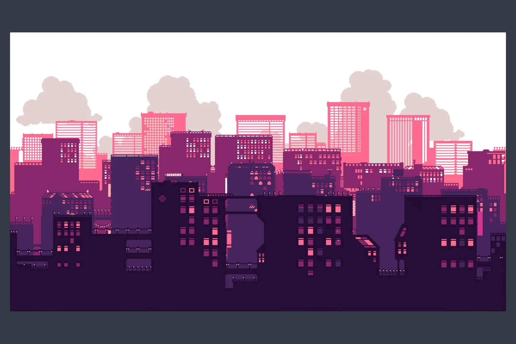 City Backgrounds Pixel Art