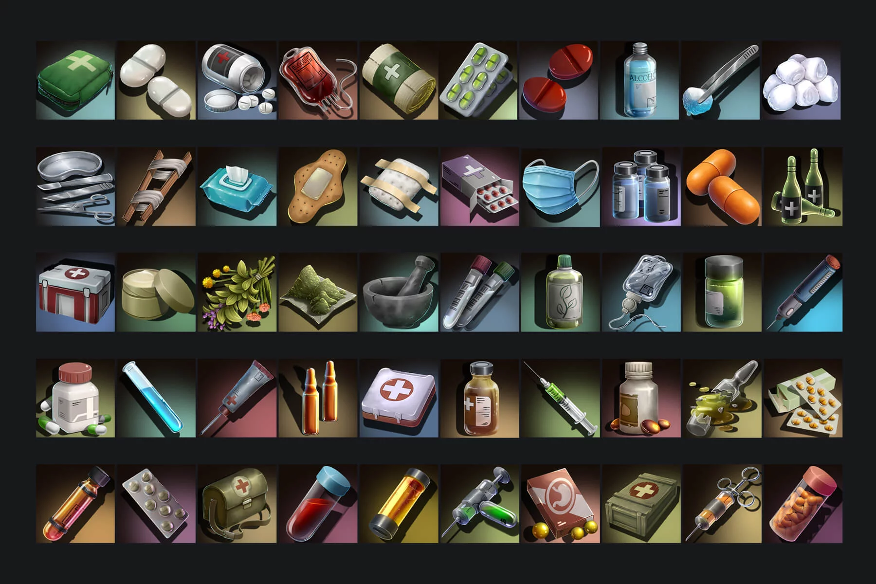 Post-Apocalypse Medicine 512×512 Icons