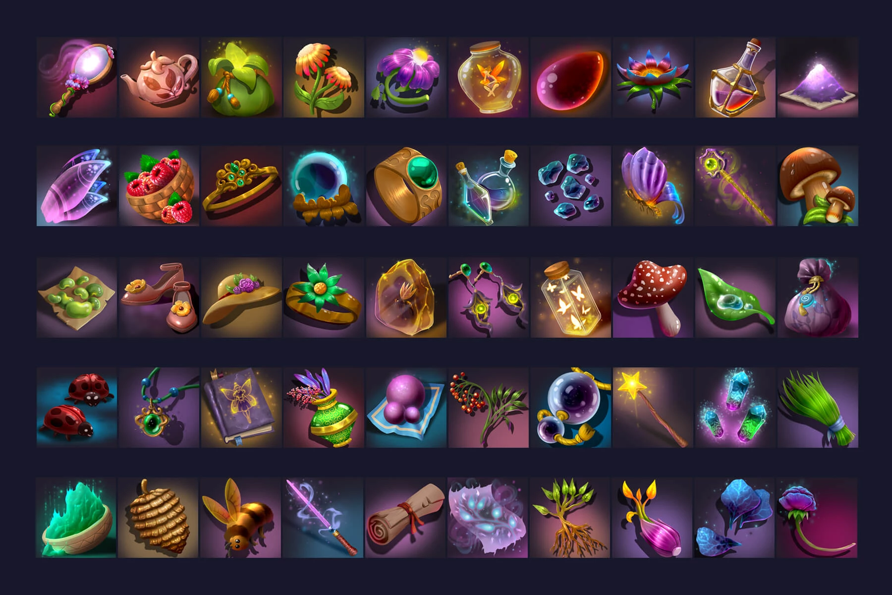 RPG Fairy loot Icons