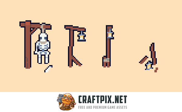 Graveyard Top-Down Tileset Pixel Art