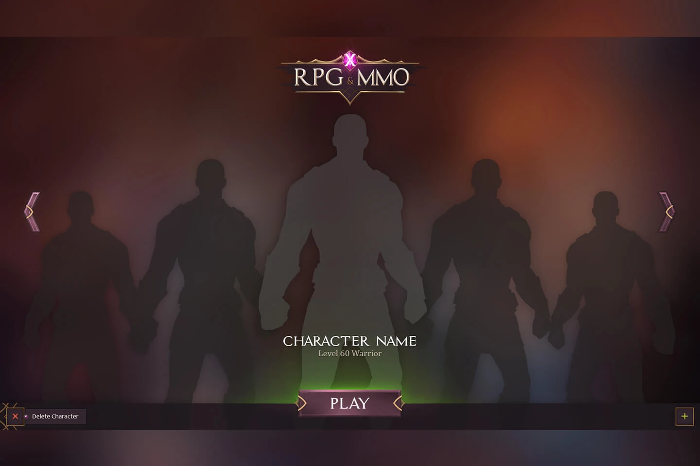 RPG and MMO UI X