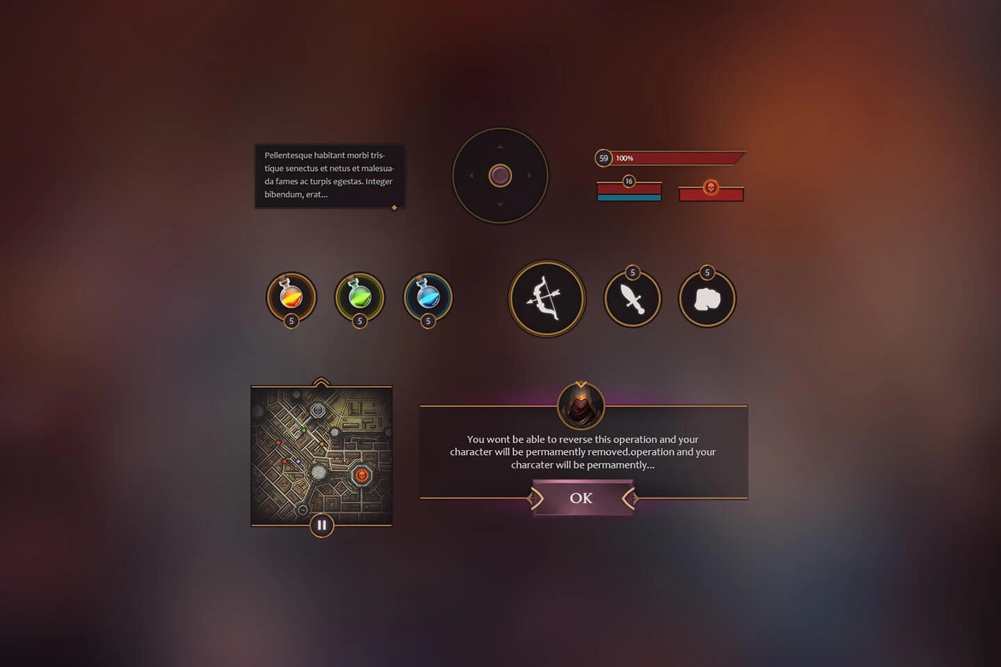 RPG and MMO UI X