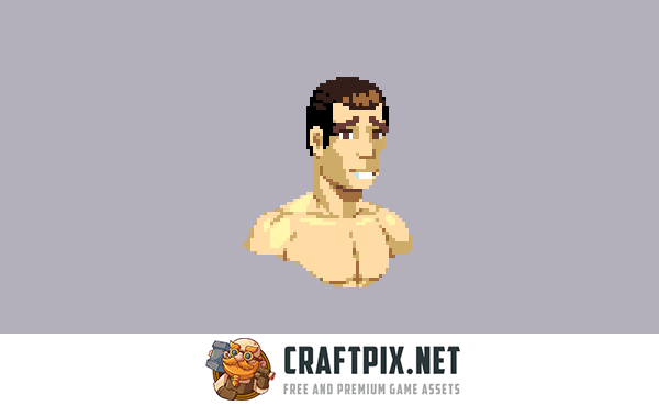 Cyberpunk Dialogue Pixel Character Portrait Builder Pack