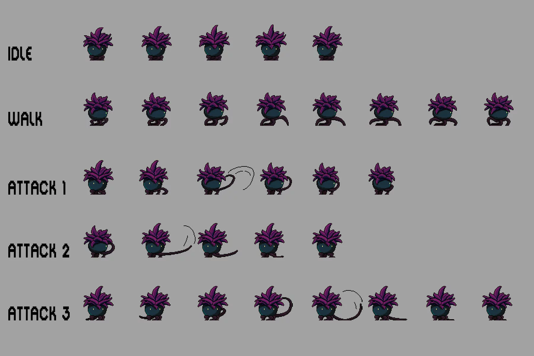 Fantasy Enemies Pixel Art Sprite Pack