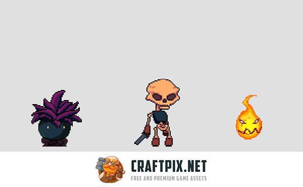 Fantasy Enemies Pixel Art Sprite Pack