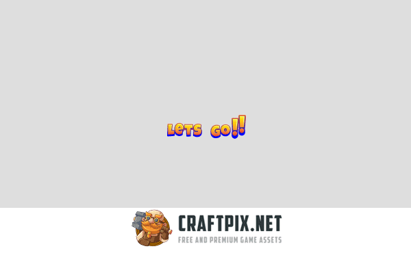 Animated Text Game Assets Pack