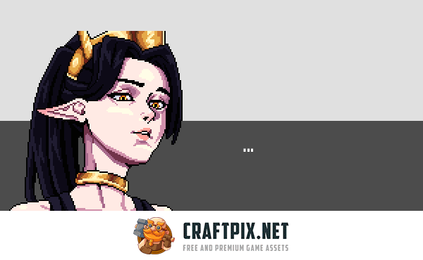 Dark Elf Queen Avatar Icon Pixel Pack for Dialogue