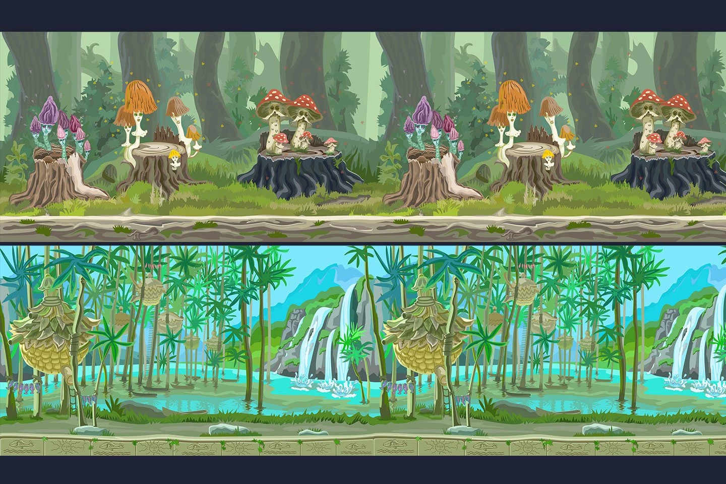 Fairy-Tale Game Backgrounds