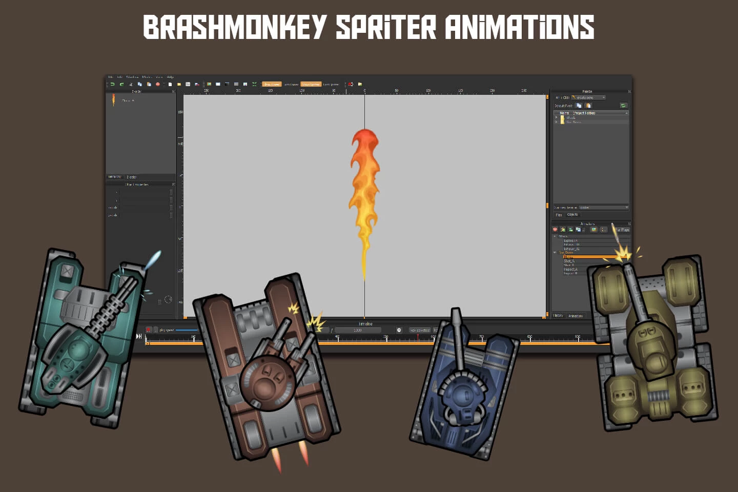 2D Top Down Tank Game Assets