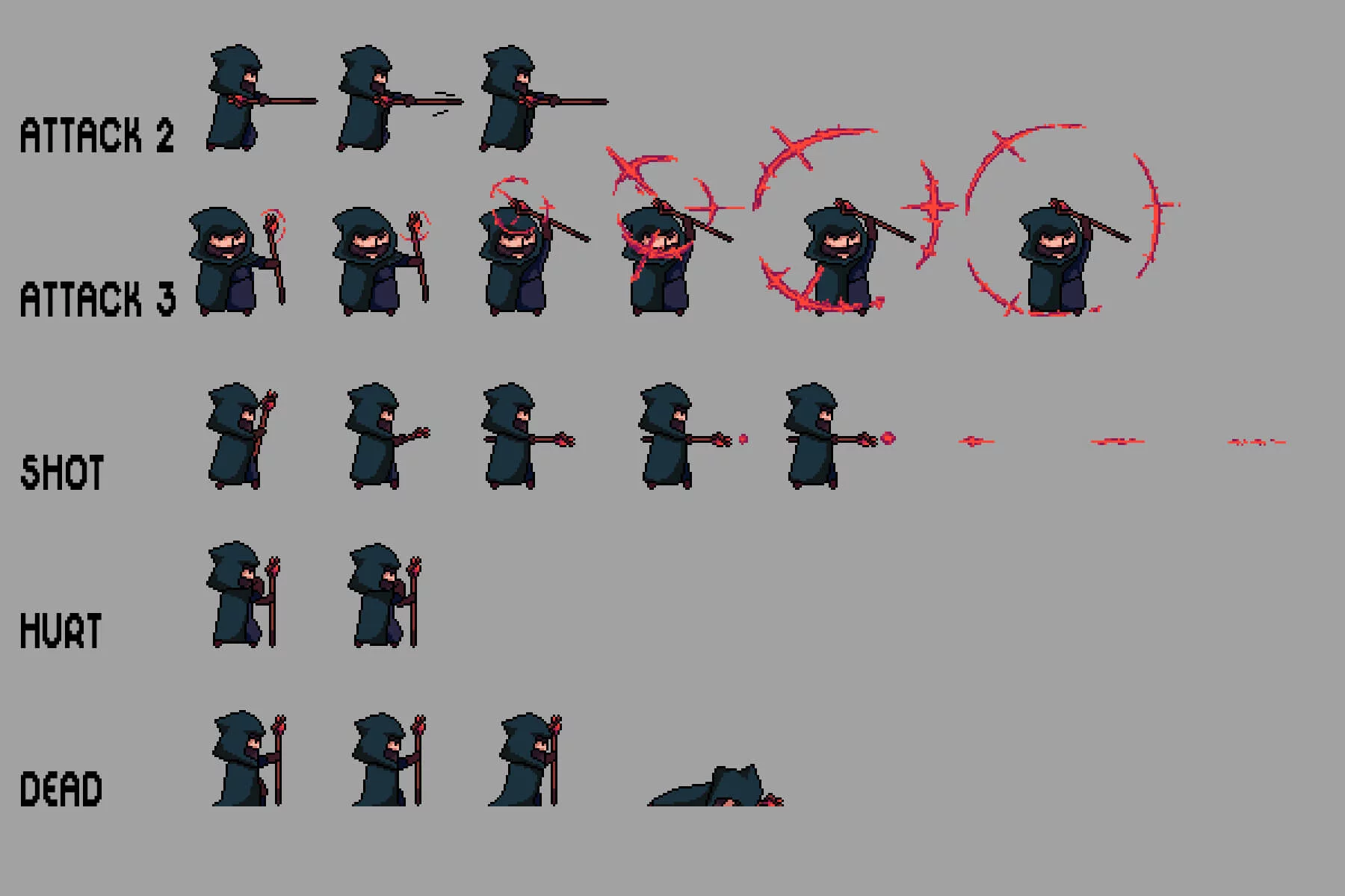 RPG Heroes Pixel Art Asset Pack