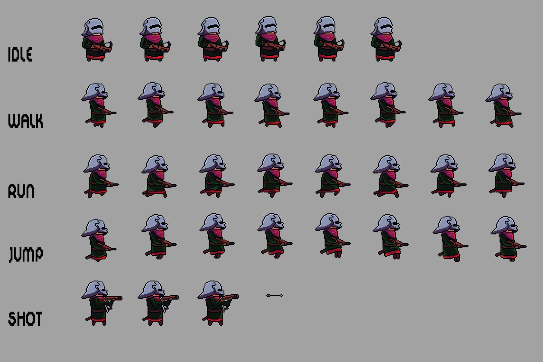 RPG Heroes Pixel Art Asset Pack