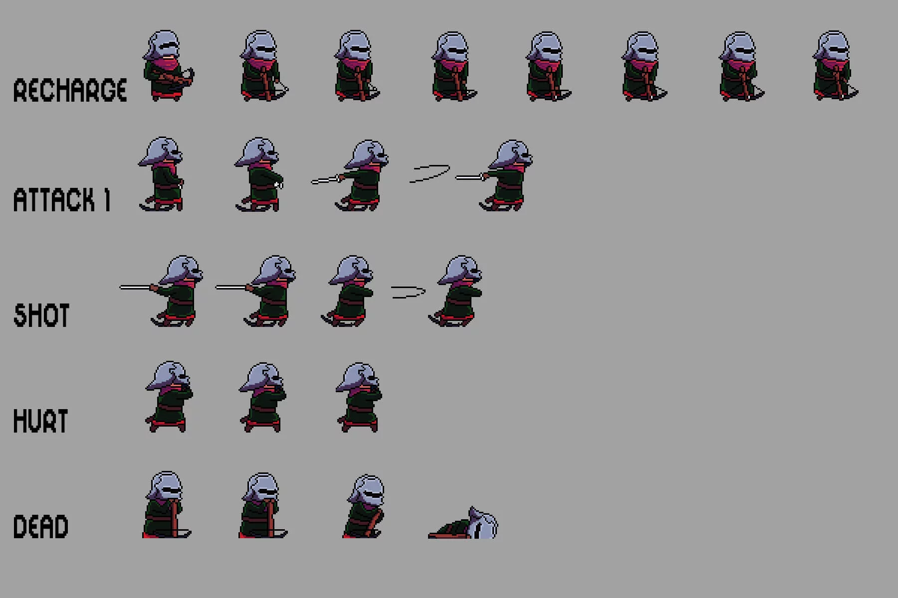 RPG Heroes Pixel Art Asset Pack