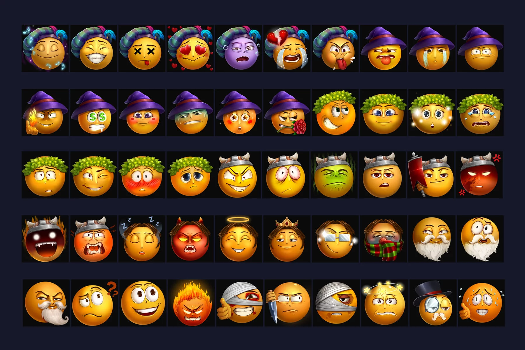 Emoji Icons for RPG Games