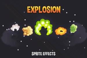 爆炸矢量精灵特效：为2D游戏注入动态战斗体验