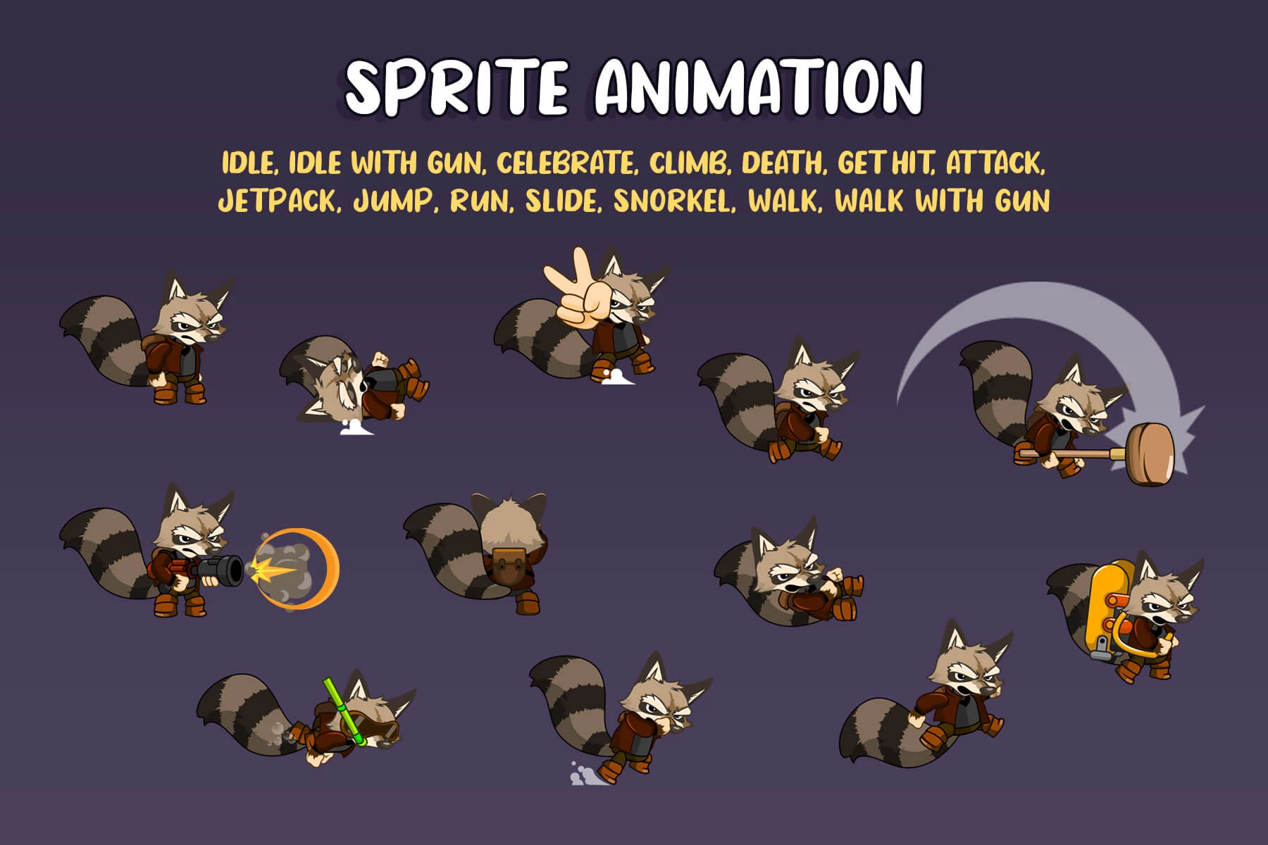 Beast Character Sprites