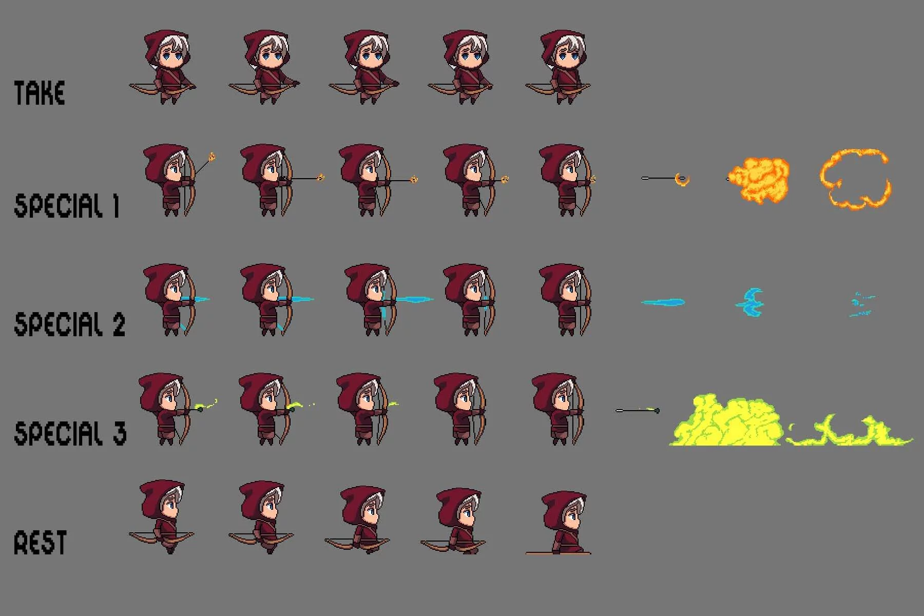 Fantasy Chibi Male Sprites Pixel Art