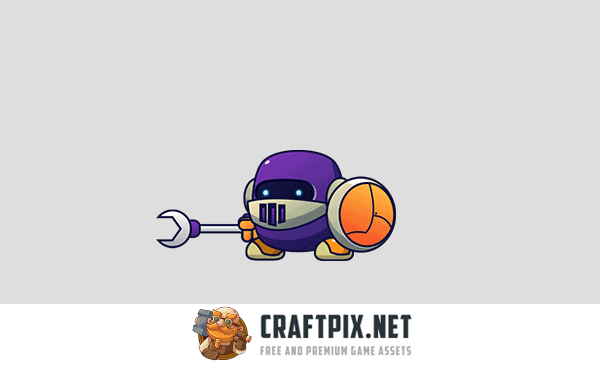 Robots V1 Enemy Sprite Set