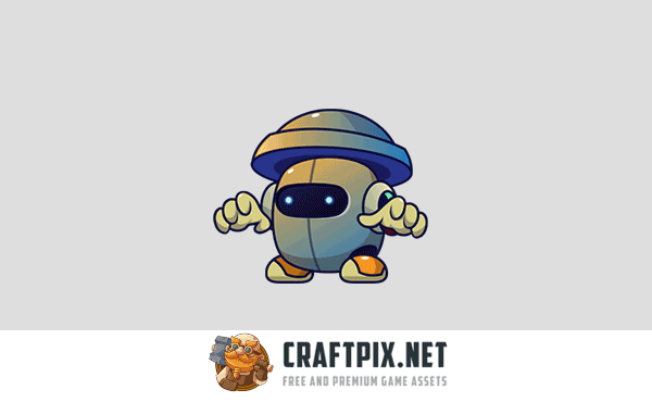 Robots V1 Enemy Sprite Set