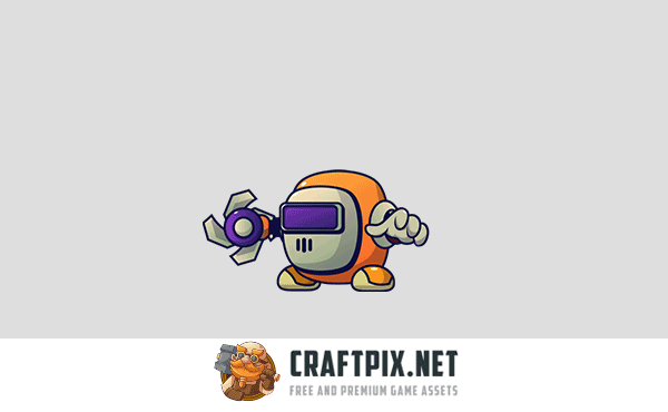 Robots V1 Enemy Sprite Set