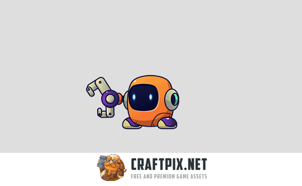 Robots V1 Enemy Sprite Set