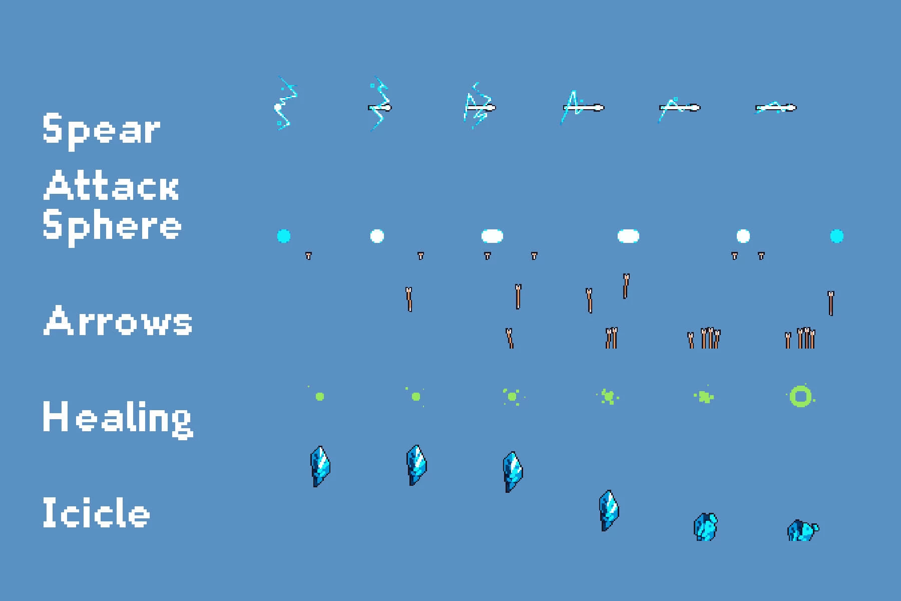 Magic Spells Pixel Art Sprite Pack