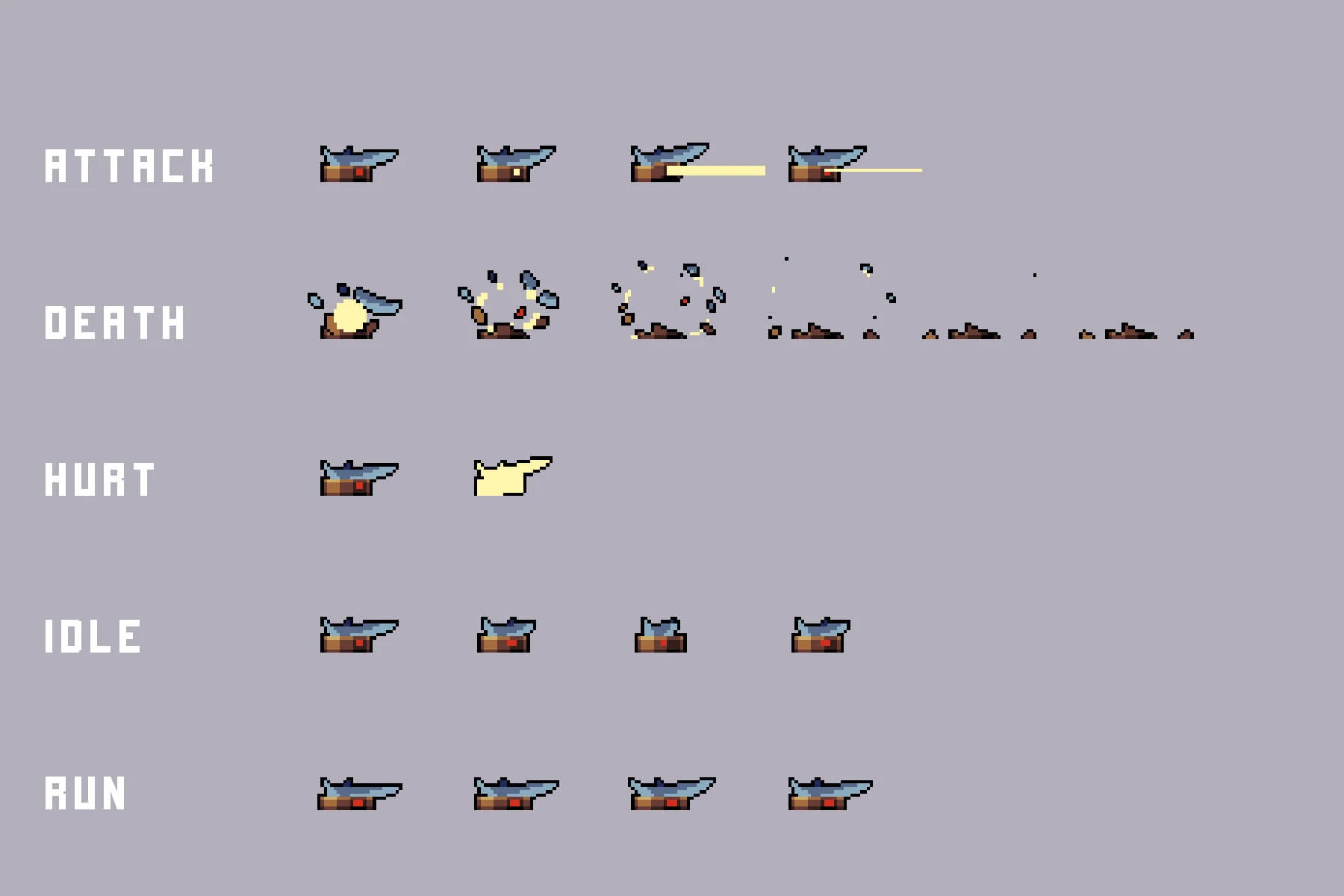 Bar Street Enemies Pixel Art