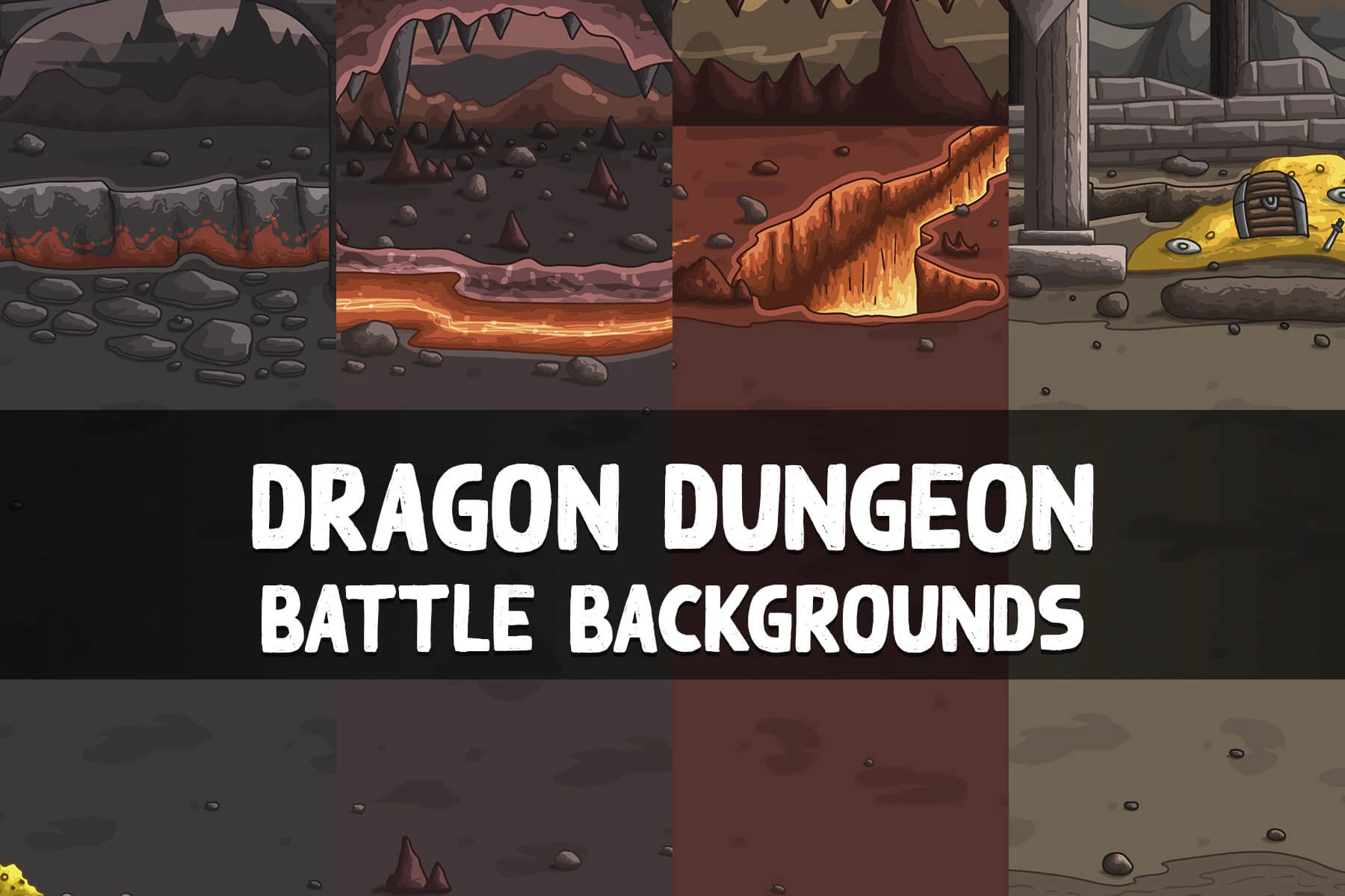 Dragon Dungeon Battle Backgrounds