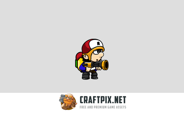 Cartoon Boy Character Animation Sprites