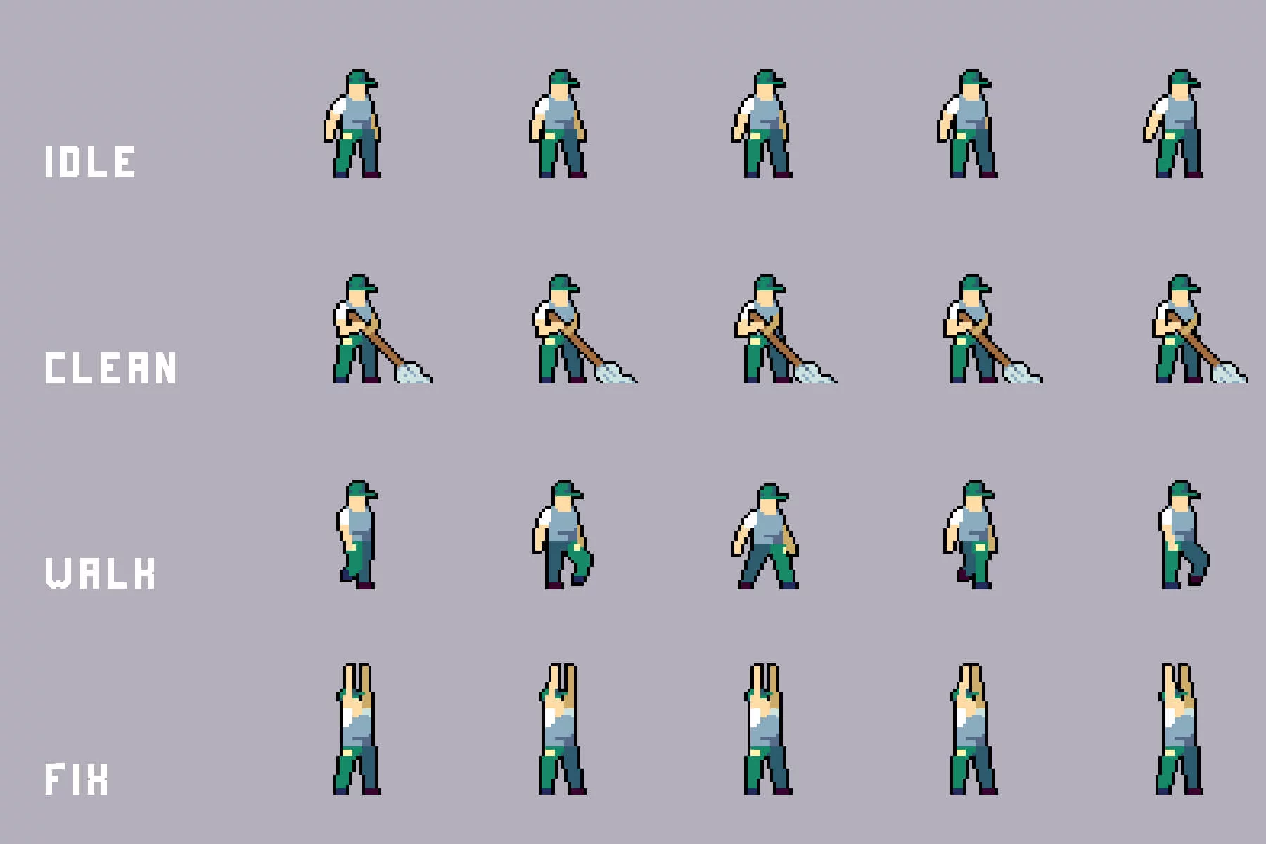 Market NPCs Shoppers & Staff Asset Pixel Pack