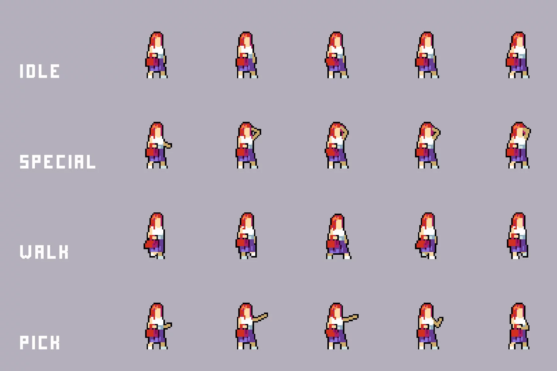 Market NPCs Shoppers & Staff Asset Pixel Pack