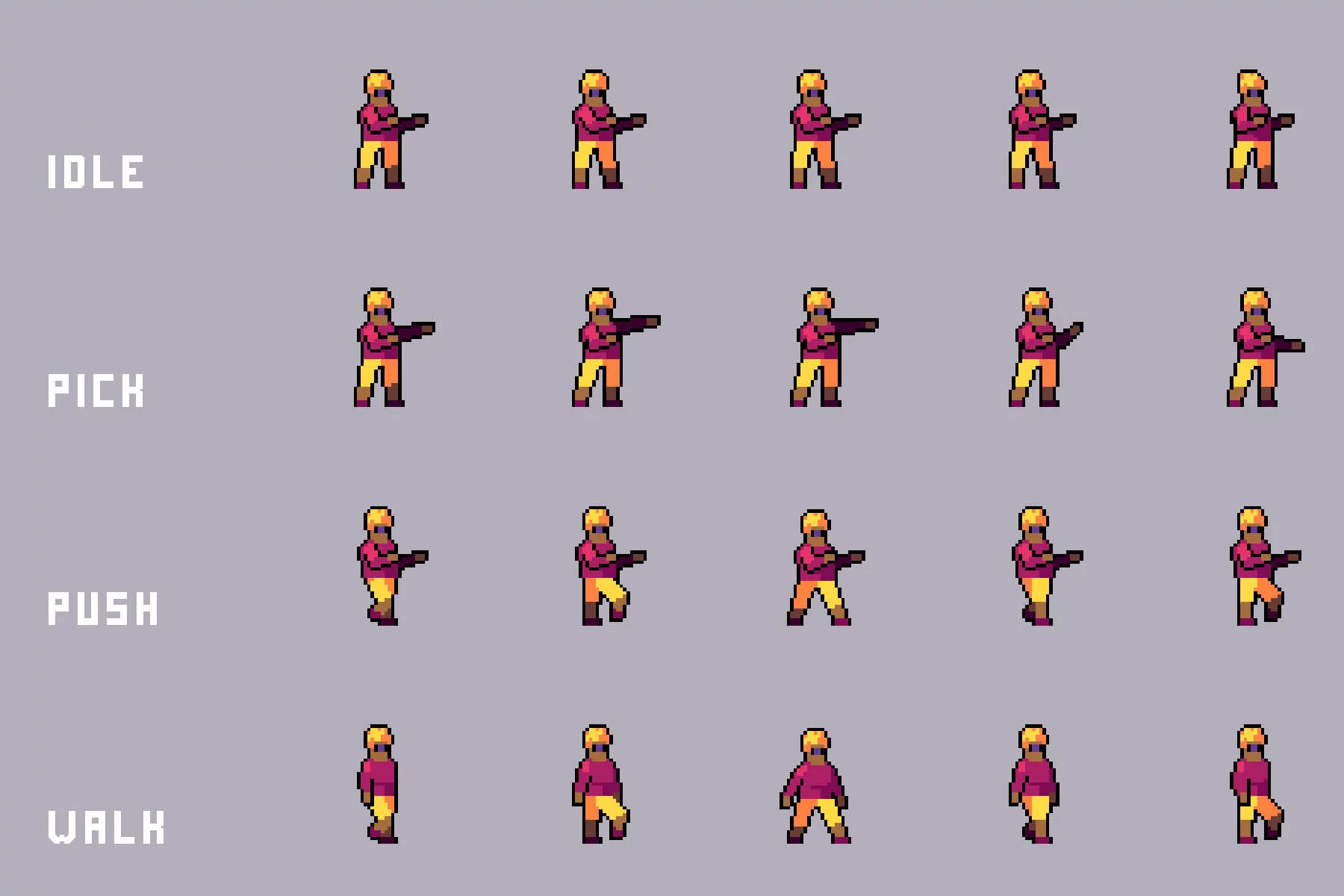 Market NPCs Shoppers & Staff Asset Pixel Pack