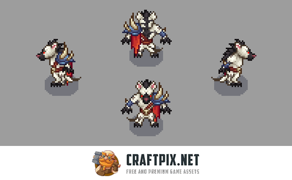 Top-Down Pixel Gnolls Character Pack