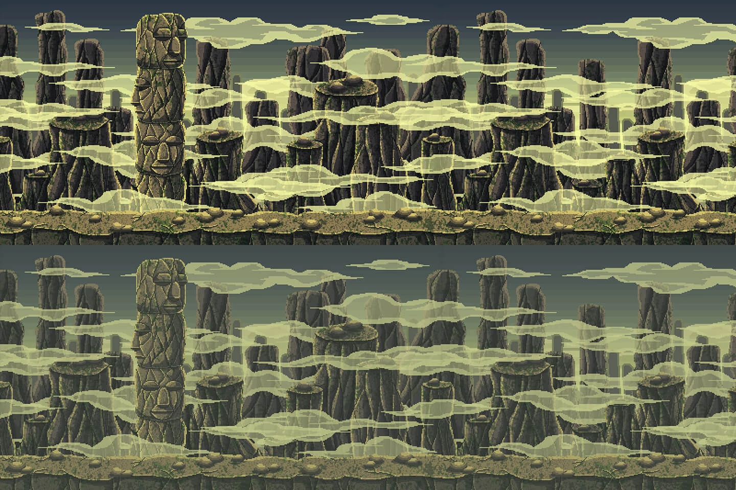 Mountain Pixel Art 2D Game Backgrounds