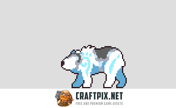 Snow Bosses Game Character Pixel Art Pack