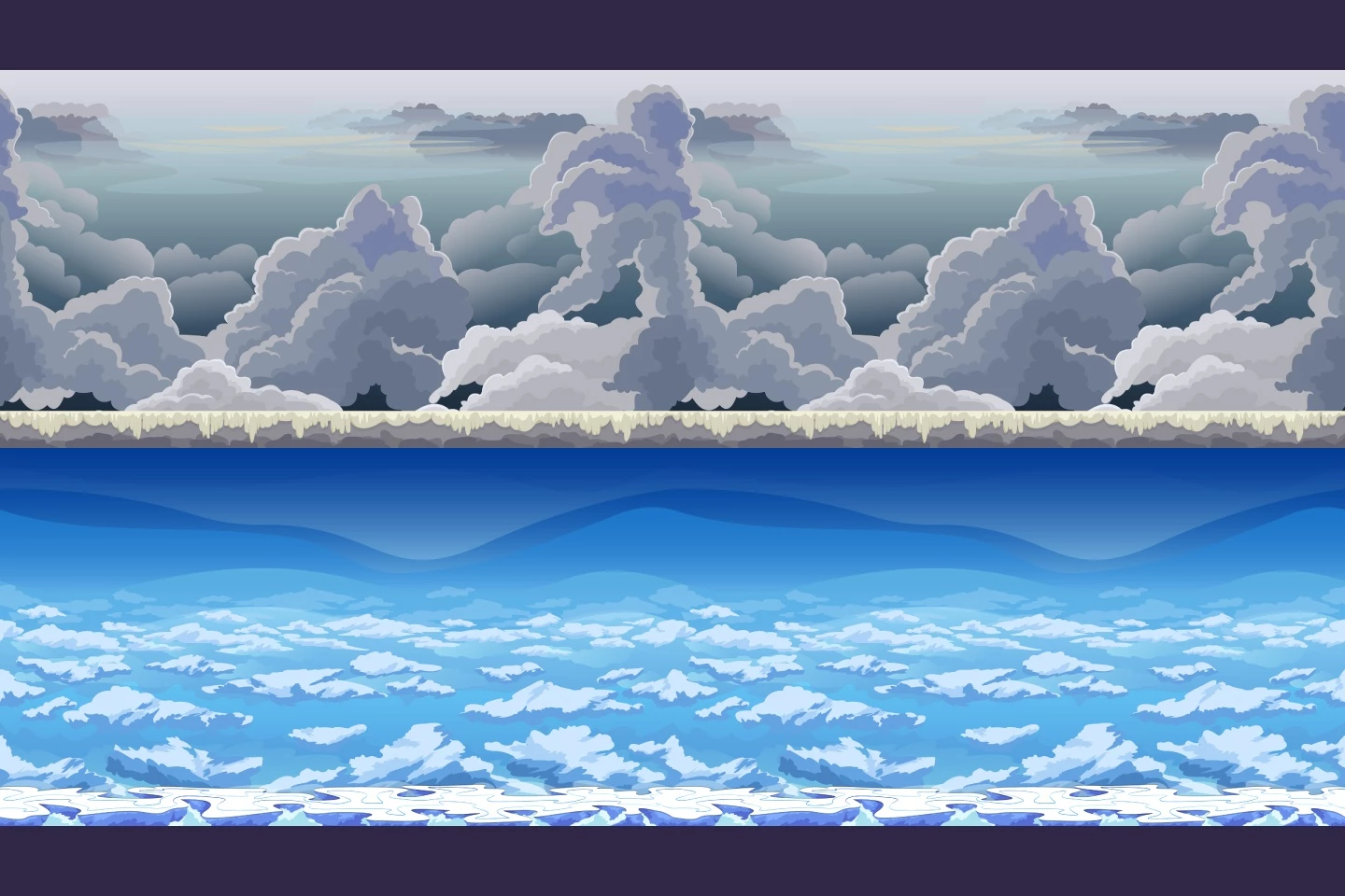 Sky 2D Game Backgrounds