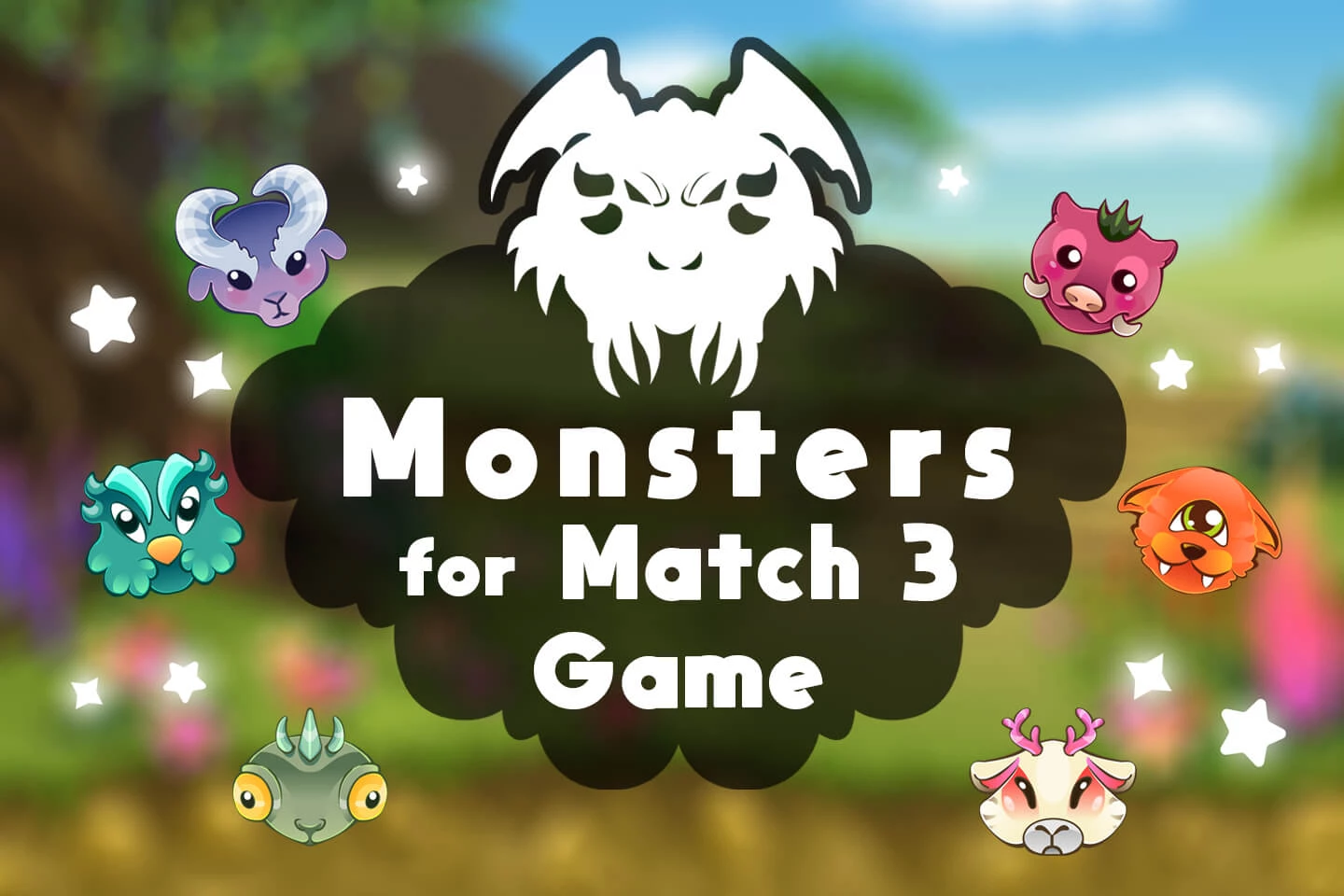 Monsters for Match 3 Game