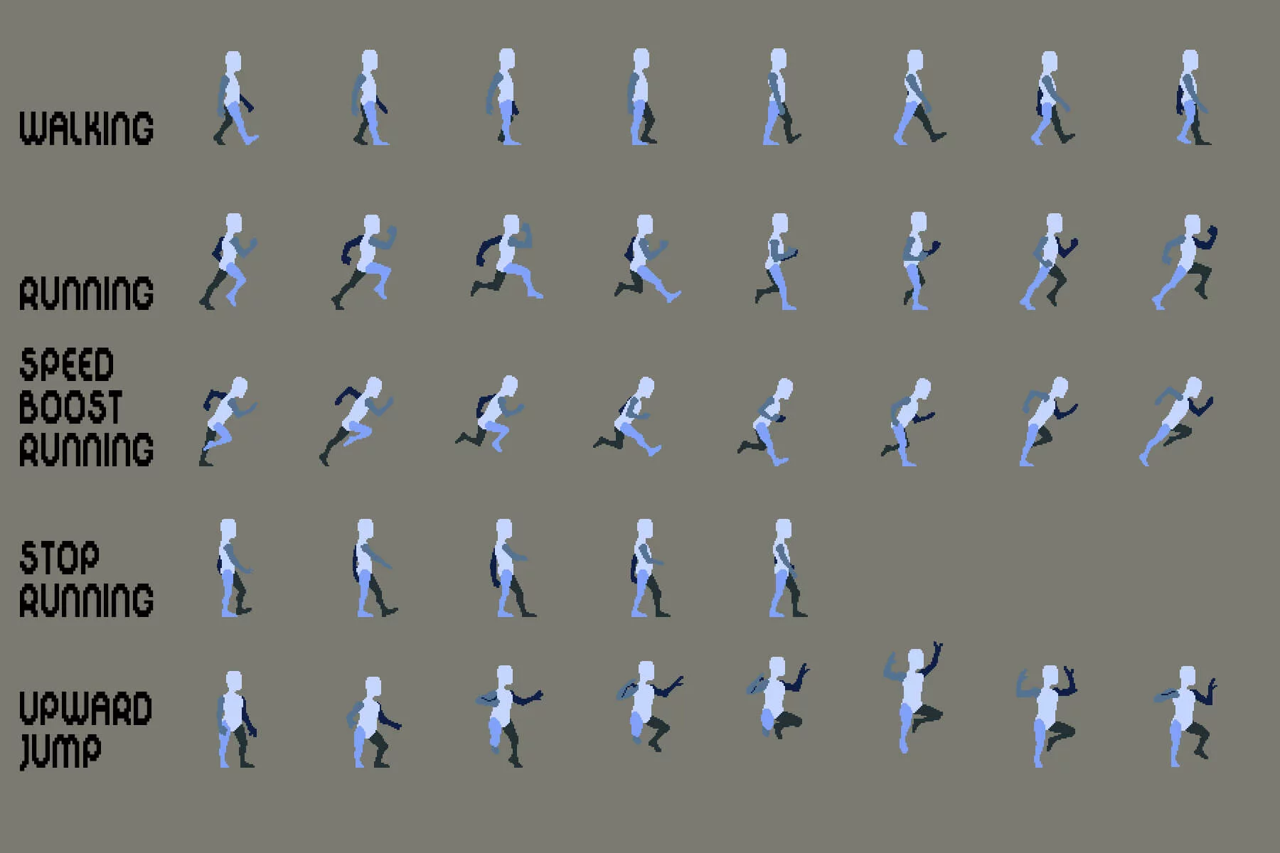 Pixel Art Prototype Character Sprites