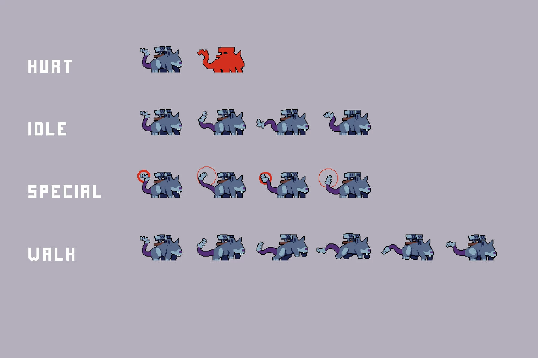 Sewerage Character Bosses Pixel Art