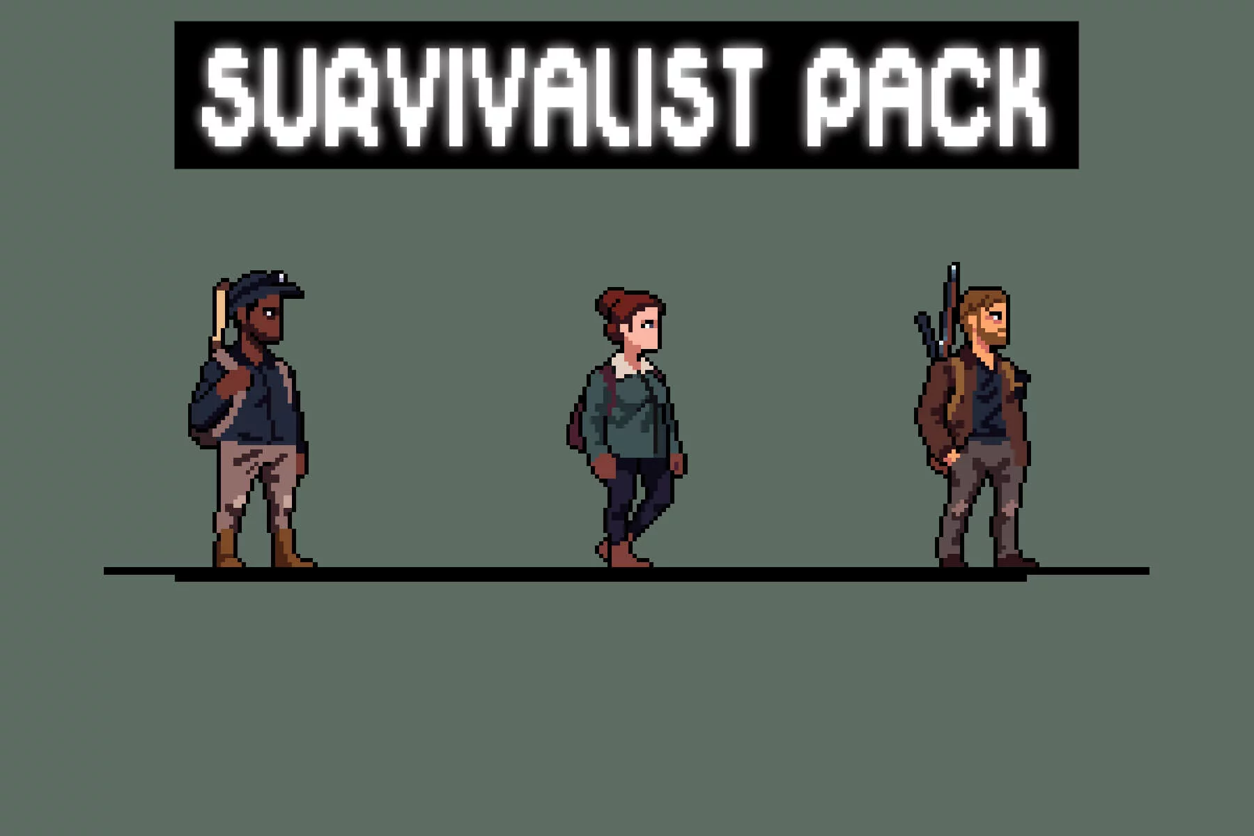 Survivalist Sprite Sheet Pixel Art Pack
