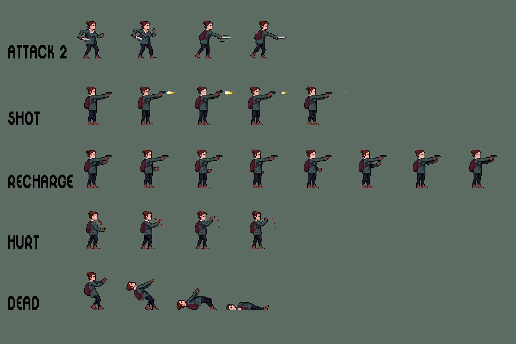 Survivalist Sprite Sheet Pixel Art Pack