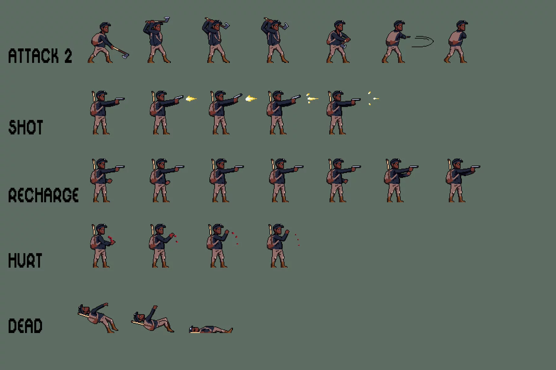 Survivalist Sprite Sheet Pixel Art Pack