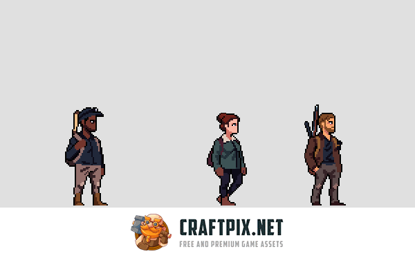 Survivalist Sprite Sheet Pixel Art Pack