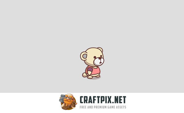 Cute Bear Character Sprites Pack