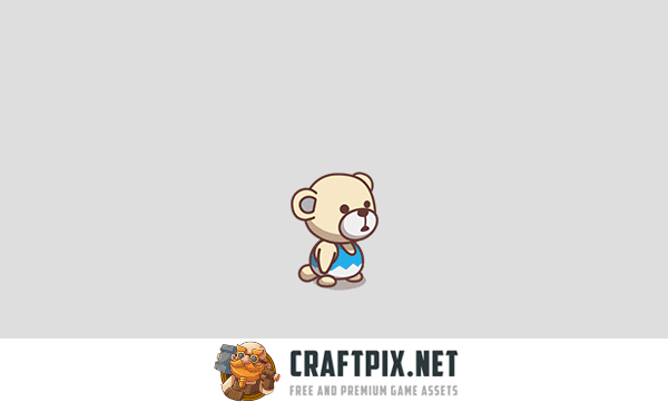 Cute Bear Character Sprites Pack