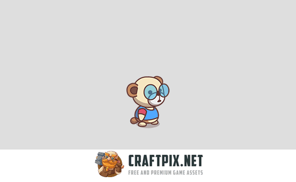 Cute Bear Character Sprites Pack
