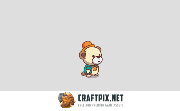 Cute Bear Character Sprites Pack