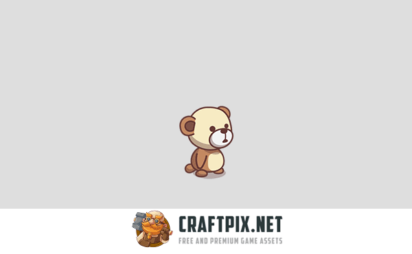 Cute Bear Character Sprites Pack