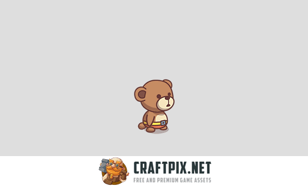 Cute Bear Character Sprites Pack