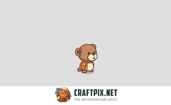 Cute Bear Character Sprites Pack