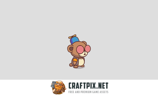 Cute Bear Character Sprites Pack